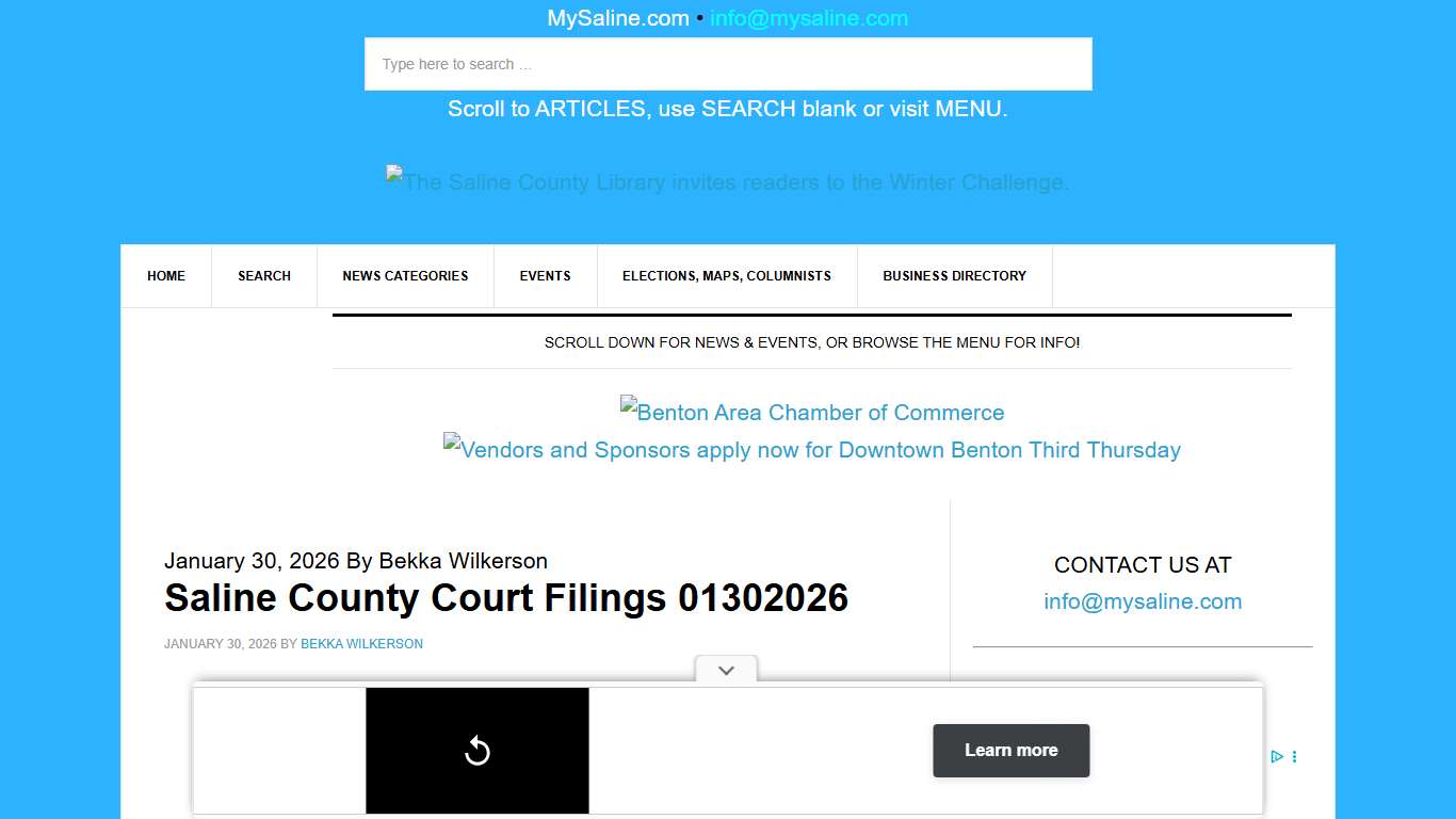 Saline County Court Filings 01302026 - MySaline